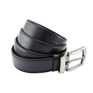 classic saddle stitched leather belt