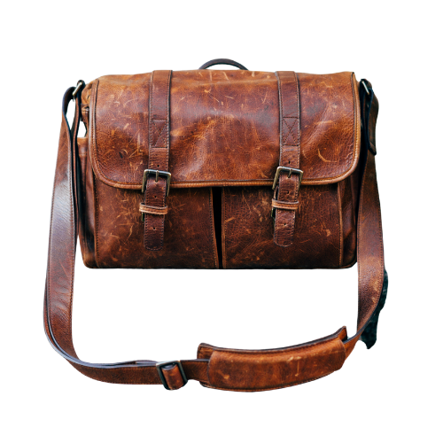 heritage leather messenger bag