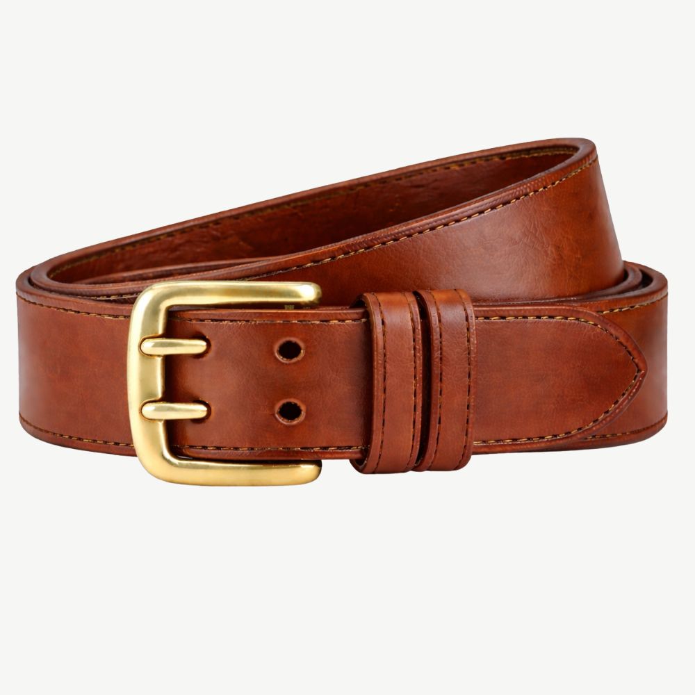2 Pin Bridle Leather Belt